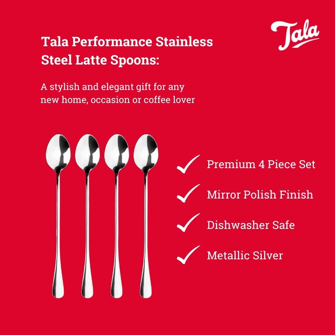 Tala Stainless Steel Latte Spoons -060238